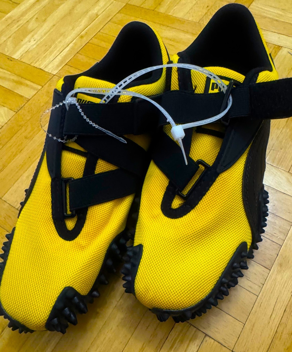PUMA Mostro OG Prime Pele Yellow Black Sneakers Size 11.5 NWT